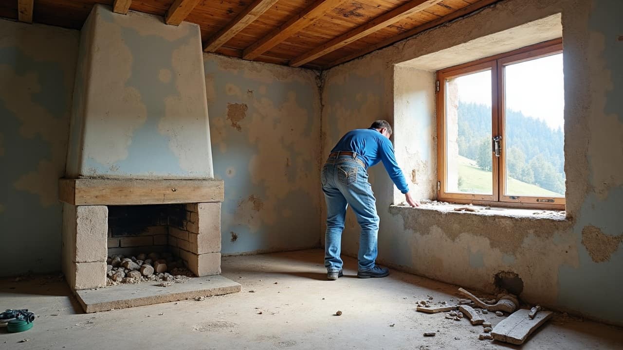 Des murs épais à prendre en compte pour la pose